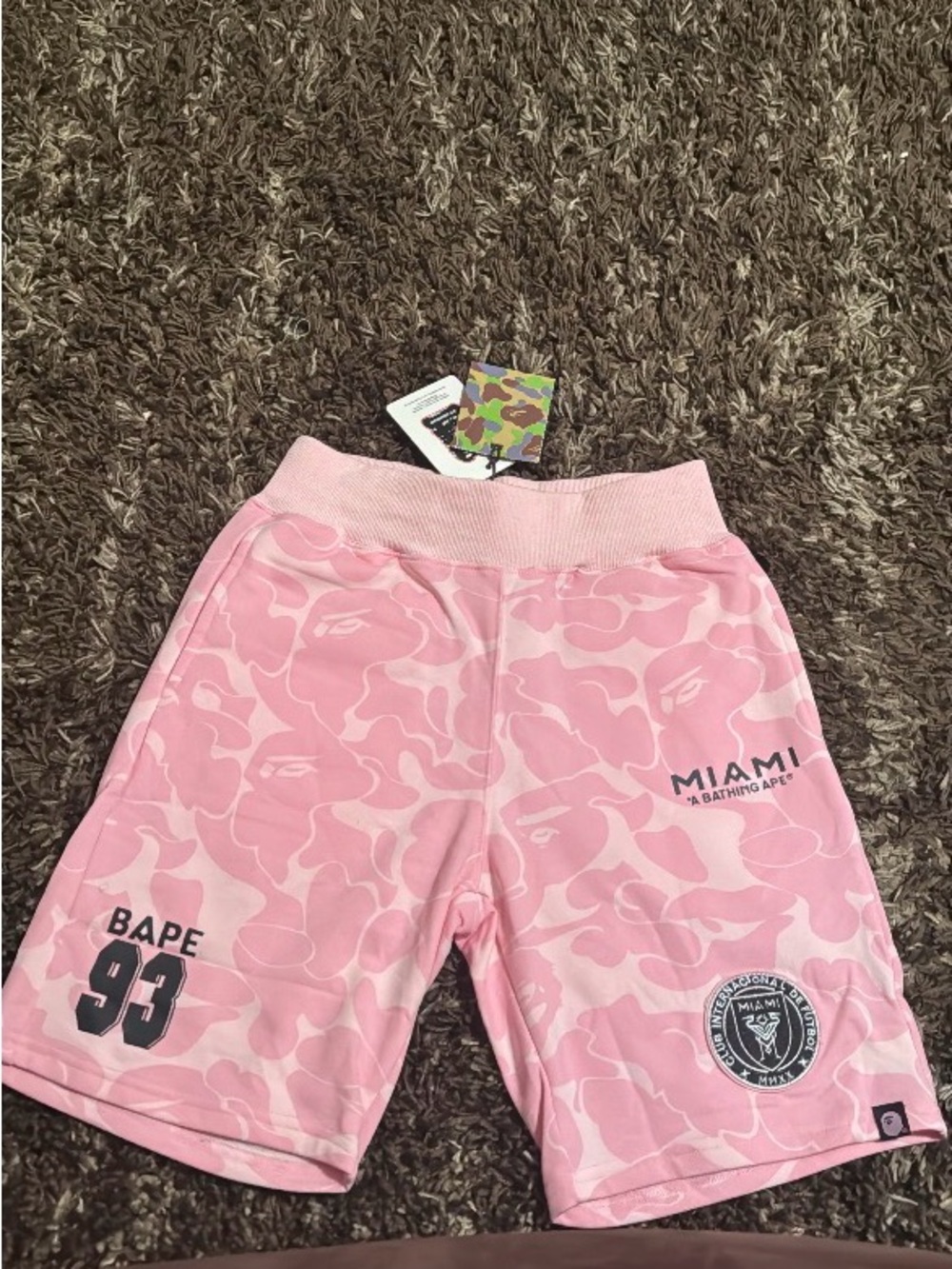 Bape Miami Pink Camo Men's Shorts